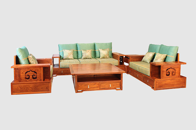 丰南中式实木沙发简直太美了